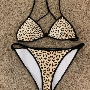 Victoria’s Secret leopard bikini